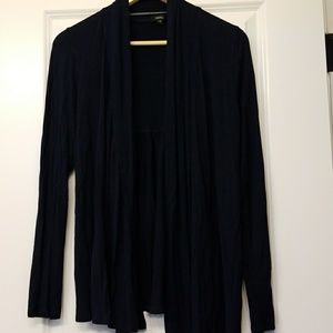 Navy Long Sleeve Cardigan